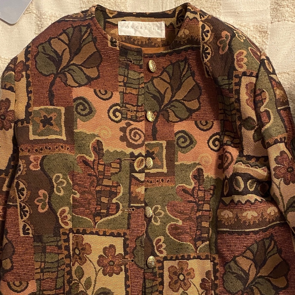 Doncaster Earthy Tones Patterned Jacket